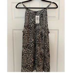 Torrid Leopard Print Tank with Chain Detail
